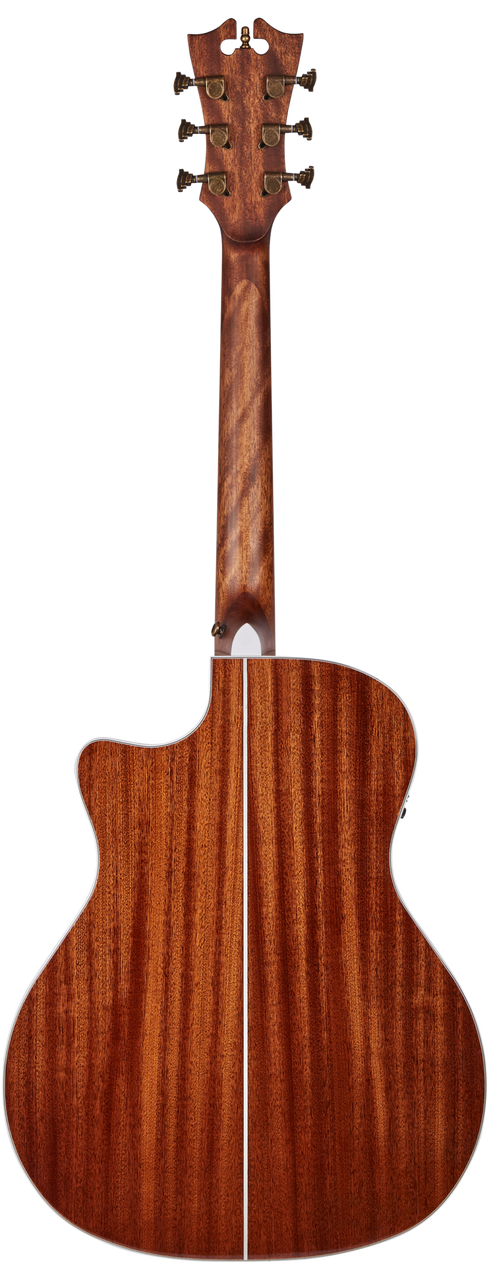 Dâ€™Angelico Gramercy Grand Auditorium CE - Iced Tea Burst (DAPG200ITBAPS) featuring a grand auditorium body, cutaway design, Iced Tea Burst finish, onboard electronics