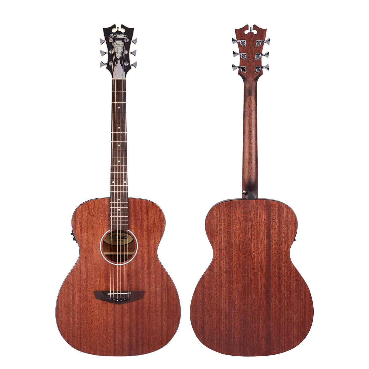 D'Angelico Tammany LS Orchestra E - Mahogany Satin (DAPLSOMMAHCP) | Musician Madness