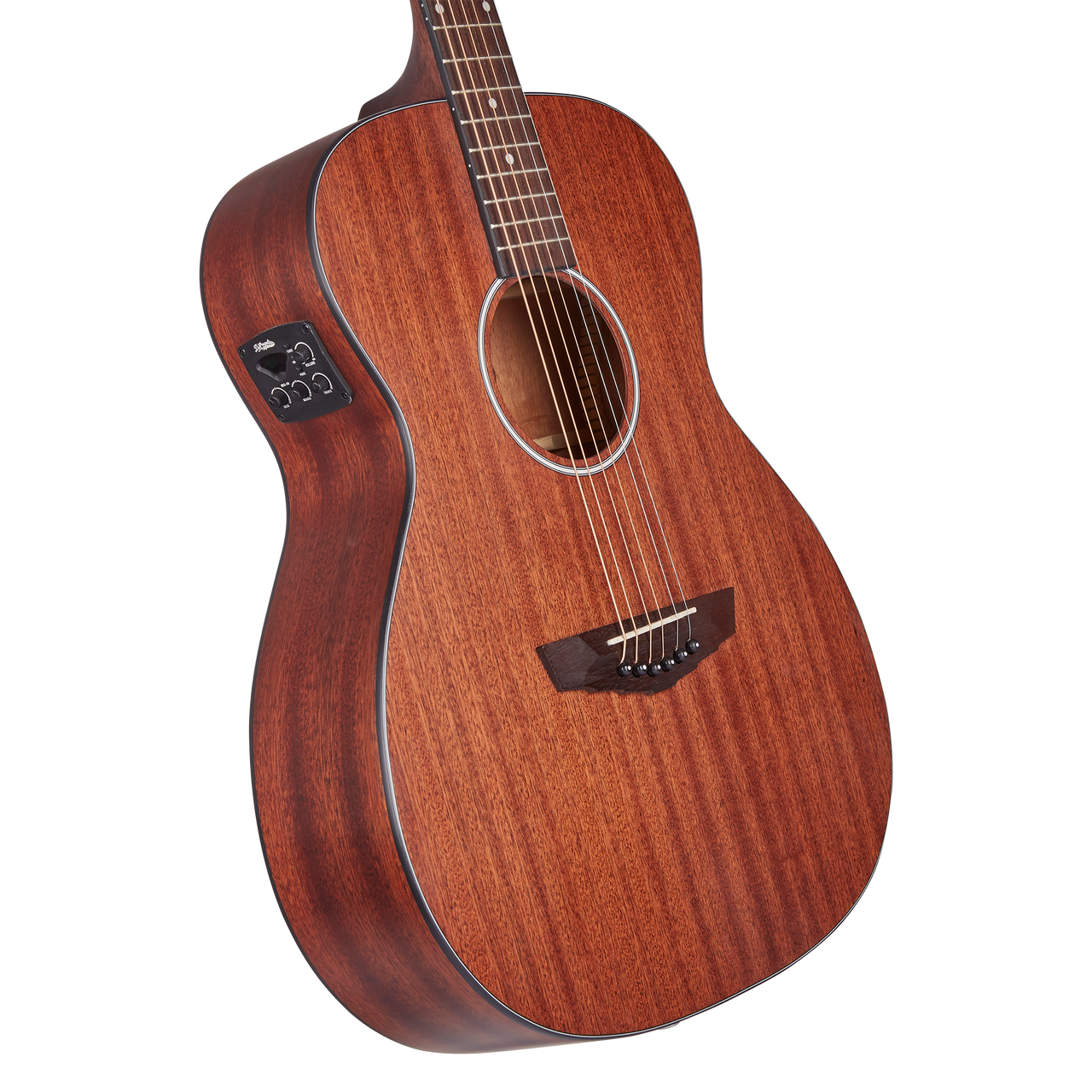 D'Angelico Tammany LS Orchestra E - Mahogany Satin (DAPLSOMMAHCP) | Musician Madness