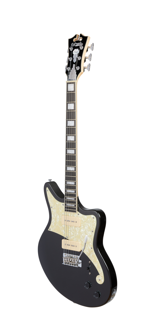 D’Angelico Premier Bedford – Black Flake Bundle w/ Gig Bag & Supro Delta King 10 Amp (DAPBEDBLFCTR)