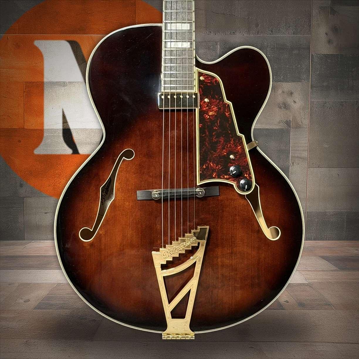 D'Angelico Premier EXL-1 Archtop - Brown Burst (DAPEXL1GBRBGT)