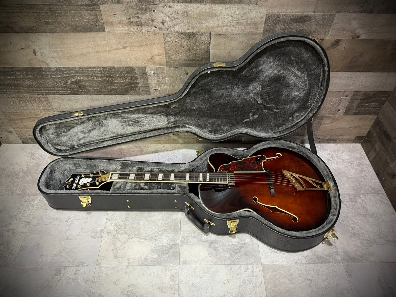 D'Angelico Premier EXL-1 Archtop - Brown Burst (DAPEXL1GBRBGT) | Musician Madness