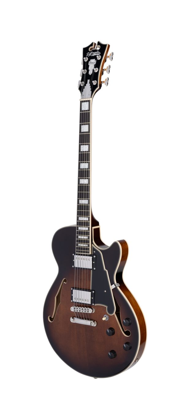D'Angelico Premier SS Single Cutaway - Brown Burst (DAPSSBRBNS) | Musician Madness