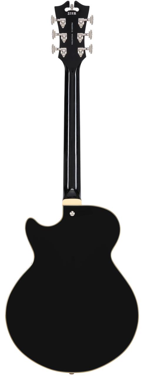 D'Angelico Premier SS Single Cutaway - Black (DAPSSSBKNS) | Musician Madness