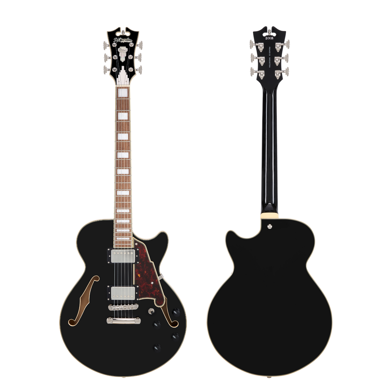D'Angelico Premier SS Single Cutaway - Black (DAPSSSBKNS) | Musician Madness