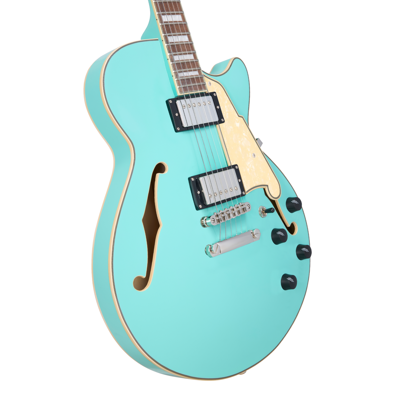 D'Angelico Premier SS Single Cutaway - Surf Green (DAPSSSBKNS) | Musician Madness