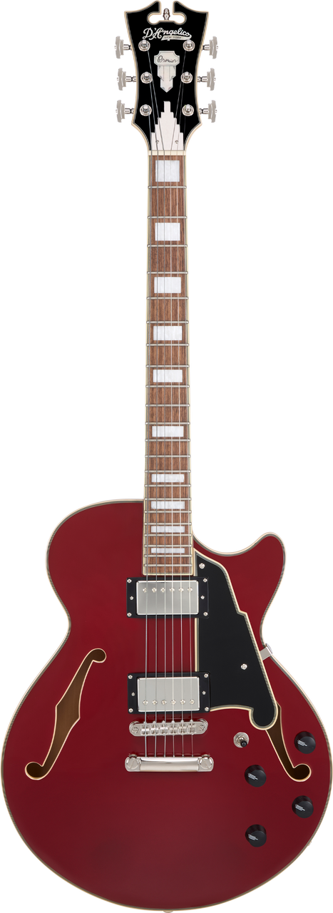 D'Angelico Premier SS Single Cutaway - Burnt Red (DAPSSBRDNS) | Musician Madness