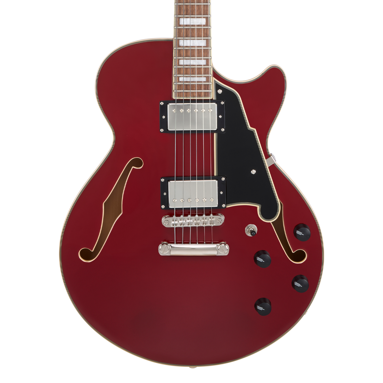 D'Angelico Premier SS Single Cutaway - Burnt Red (DAPSSBRDNS) | Musician Madness