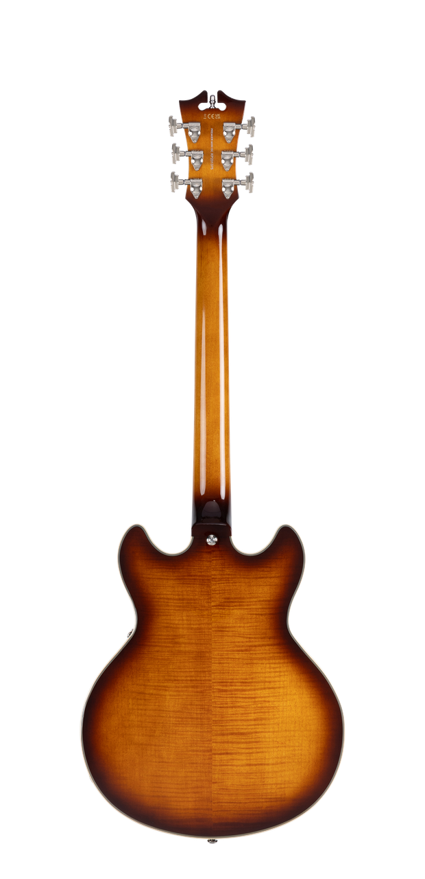 D'Angelico Premier Mini DC Electric Guitar - Dark Iced Tea Burst (DAPMDCDITBNS) | Musician Madness