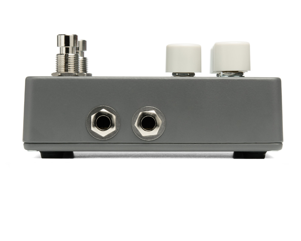 Electro-Harmonix Bass Mono Synth (BASS MONO SYN) featuring 11 synth voices, sensitivity control, tone shaping knobs, and rugged EHX enclosure for dynamic bass synthesizer effects.