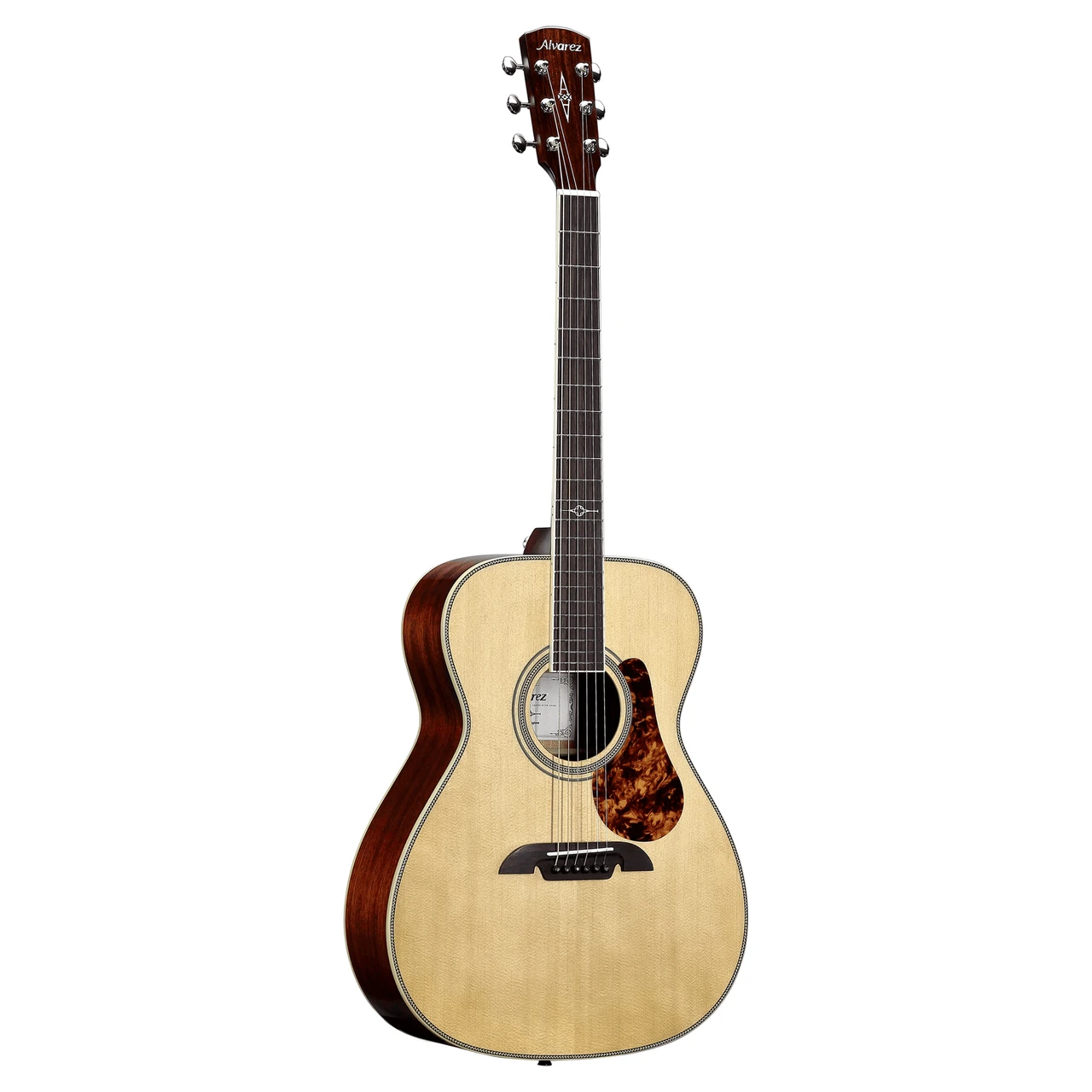 Alvarez Masterworks MF60 Herringbone Folk/OM Acoustic Guitar (MF60_Herringbone) | Musician Madness