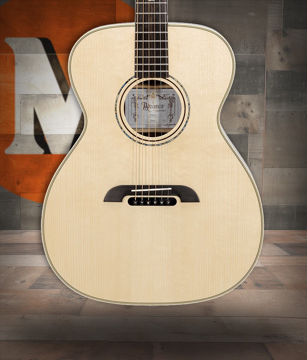 The Yairi Masterworks FYM72 OM Acoustic Guitar features all-solid construction with a solid spruce top and solid mahogany back and sides, handcrafted in Japan using Yairiâ€™s precision FST6 forward-shifted bracing. Its OM body shape delivers exceptional balance, clarity, and dynamic responsivenessâ€”ideal for fingerstyle players and acoustic performers seeking refined tone and premium craftsmanship.