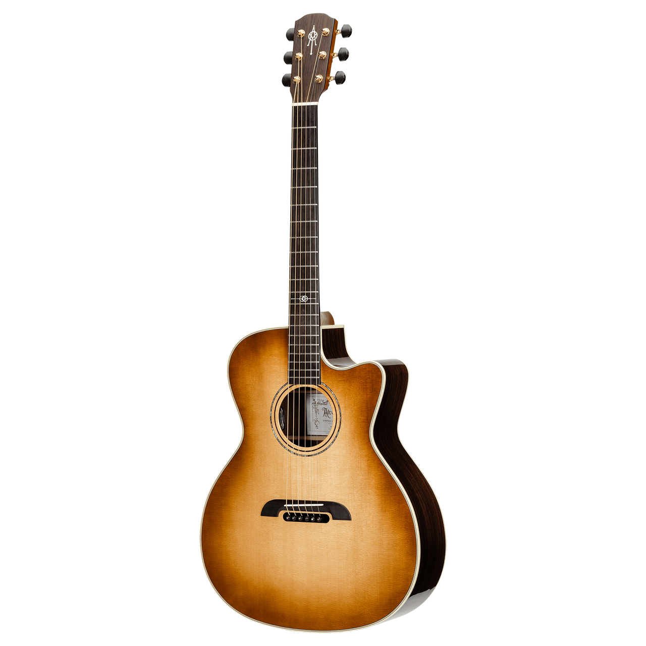 The Alvarez Yairi Masterworks GYM70ce Shadowburst Grand Auditorium Acoustic-Electric features a solid spruce top and solid rosewood back and sides, handcrafted in Japan with YairiÃ¢â‚¬â„¢s advanced FST6 forward-shifted bracing. The Shadowburst finish enhances the guitarÃ¢â‚¬â„¢s premium aesthetic while the cutaway design offers upper fret access. Equipped with high-quality electronics for natural amplified tone, this guitar provides exceptional resonance, clarity, and versatility for live performers and recording artists.