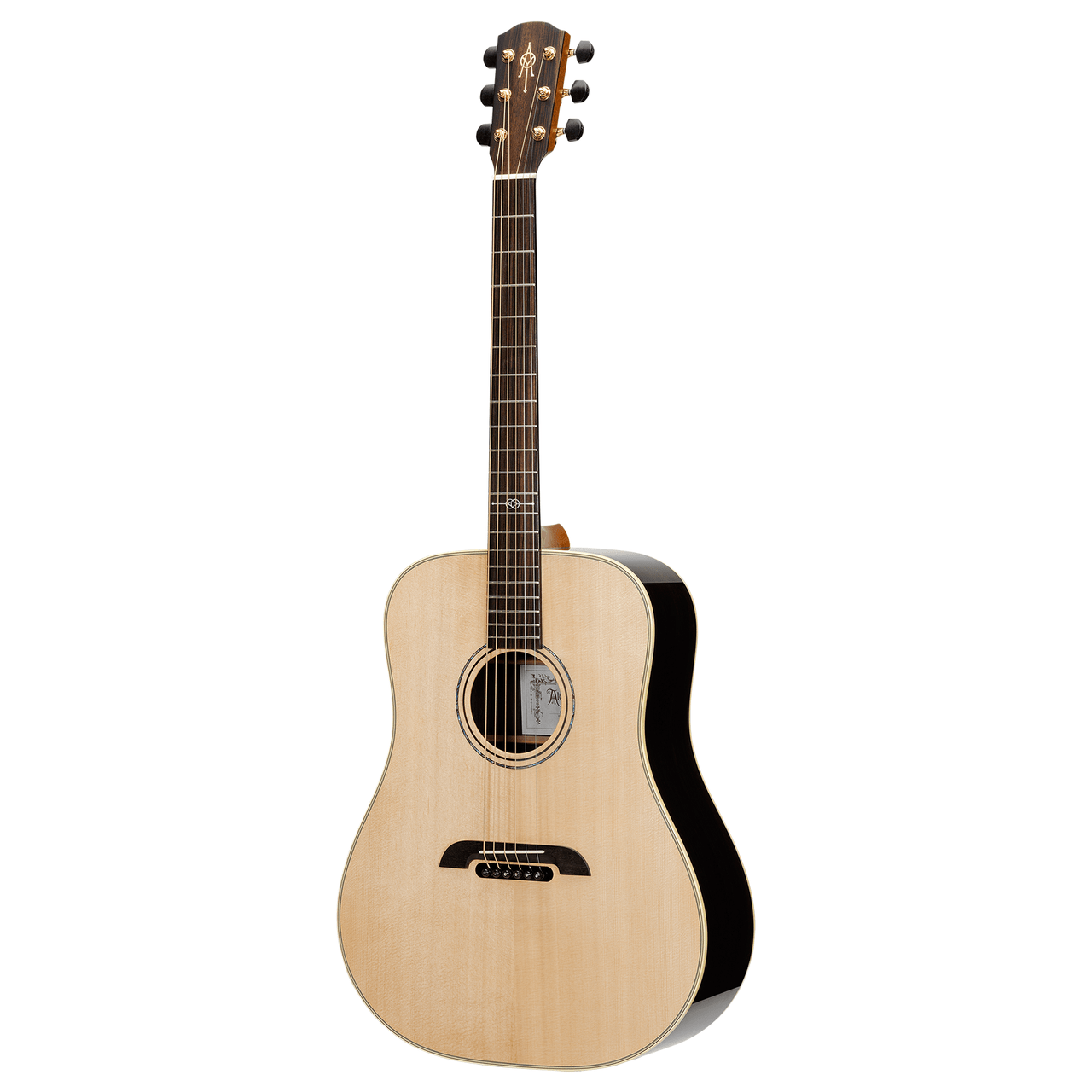 The Alvarez Yairi Masterworks DYM70 Dreadnought (DYM70) features all-solid construction with a solid spruce top paired with solid rosewood back and sides. Handcrafted in Japan, it delivers bold low-end power, articulate mids, and clear shimmering highs. The traditional dreadnought body provides strong projection and dynamic range, making it ideal for strumming, flatpicking, and performance-driven acoustic players seeking premium craftsmanship and tone.