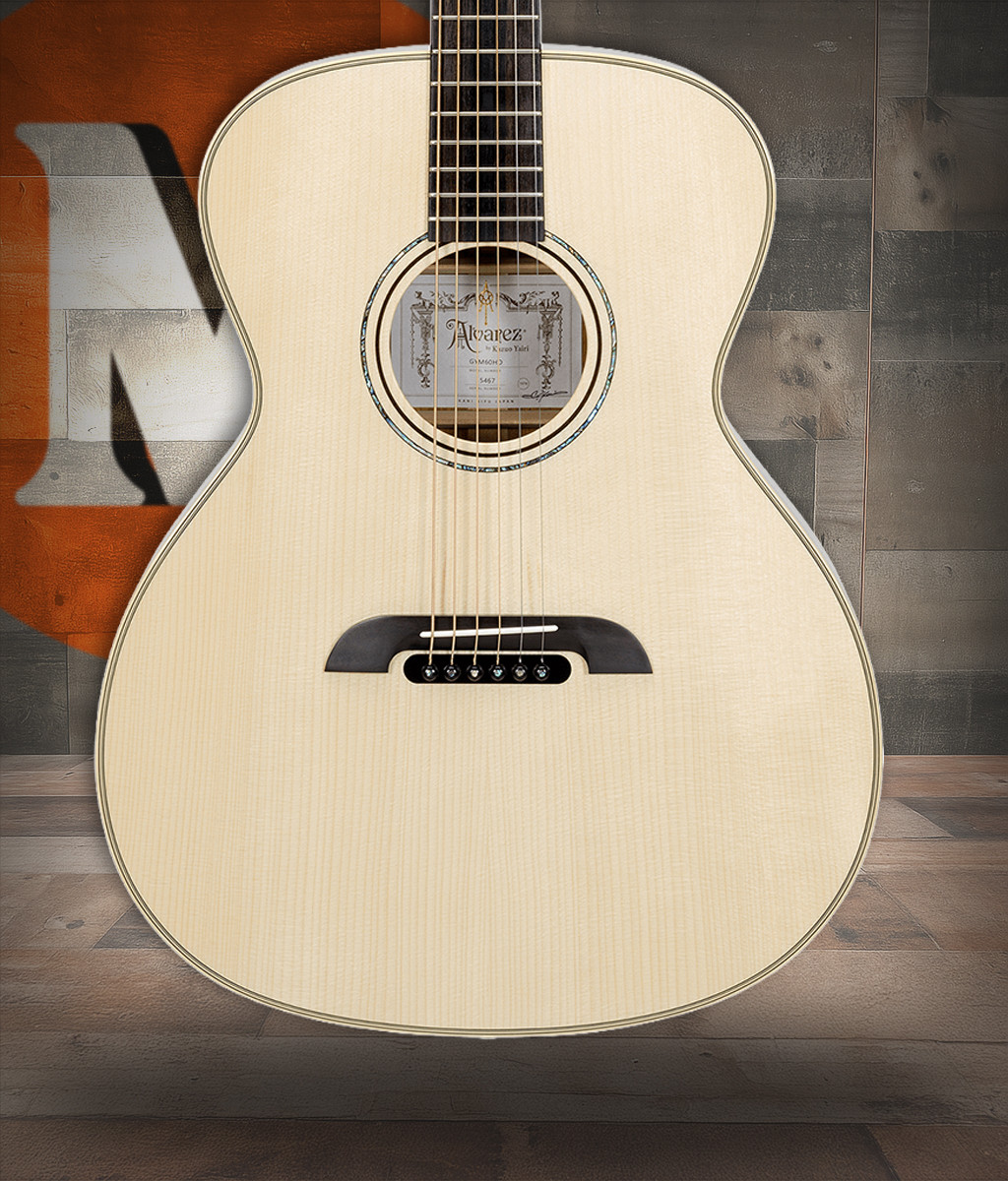 The Alvarez Yairi Masterworks GYM60HD Honduran Grand Auditorium (GYM60HD) features an all-solid Honduran mahogany top, back, and sides, handcrafted in Japan with YairiÃ¢â‚¬â„¢s FST6 forward-shifted bracing for enhanced resonance and tonal depth. The Grand Auditorium body provides a balanced blend of projection, clarity, and warmthÃ¢â‚¬â€ideal for fingerstyle, light strumming, and studio recording. Premium craftsmanship ensures exceptional sustain, responsiveness, and long-term stability.