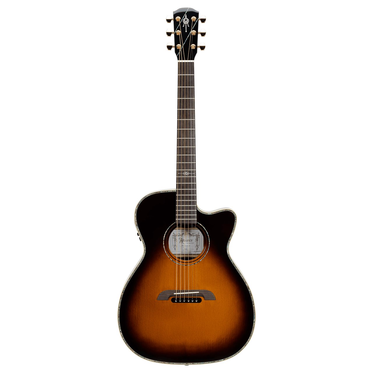 Alvarez Yairi WY1 Sunburst Stage Weir Acoustic-Electric Guitar (WY1_Sunburst) | Musician Madness