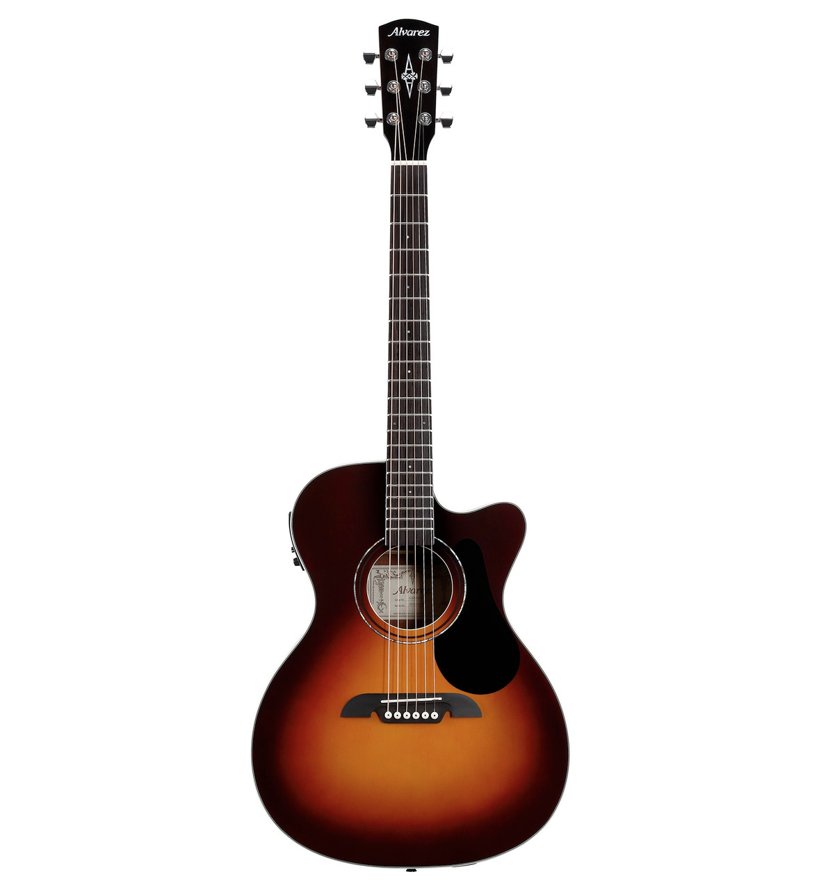 The Alvarez Regent RF26CESB Folk/OM Acoustic-Electric (RF26CESB) features a comfortable OM body with a cutaway for easy upper-fret access. The spruce top and mahogany back/sides deliver balanced tone with clear projection, while the onboard electronics provide ready-to-perform amplified sound. Finished in a stylish sunburst and paired with a deluxe padded gig bag, i-s an excellent choice for beginners and developing musicians.
