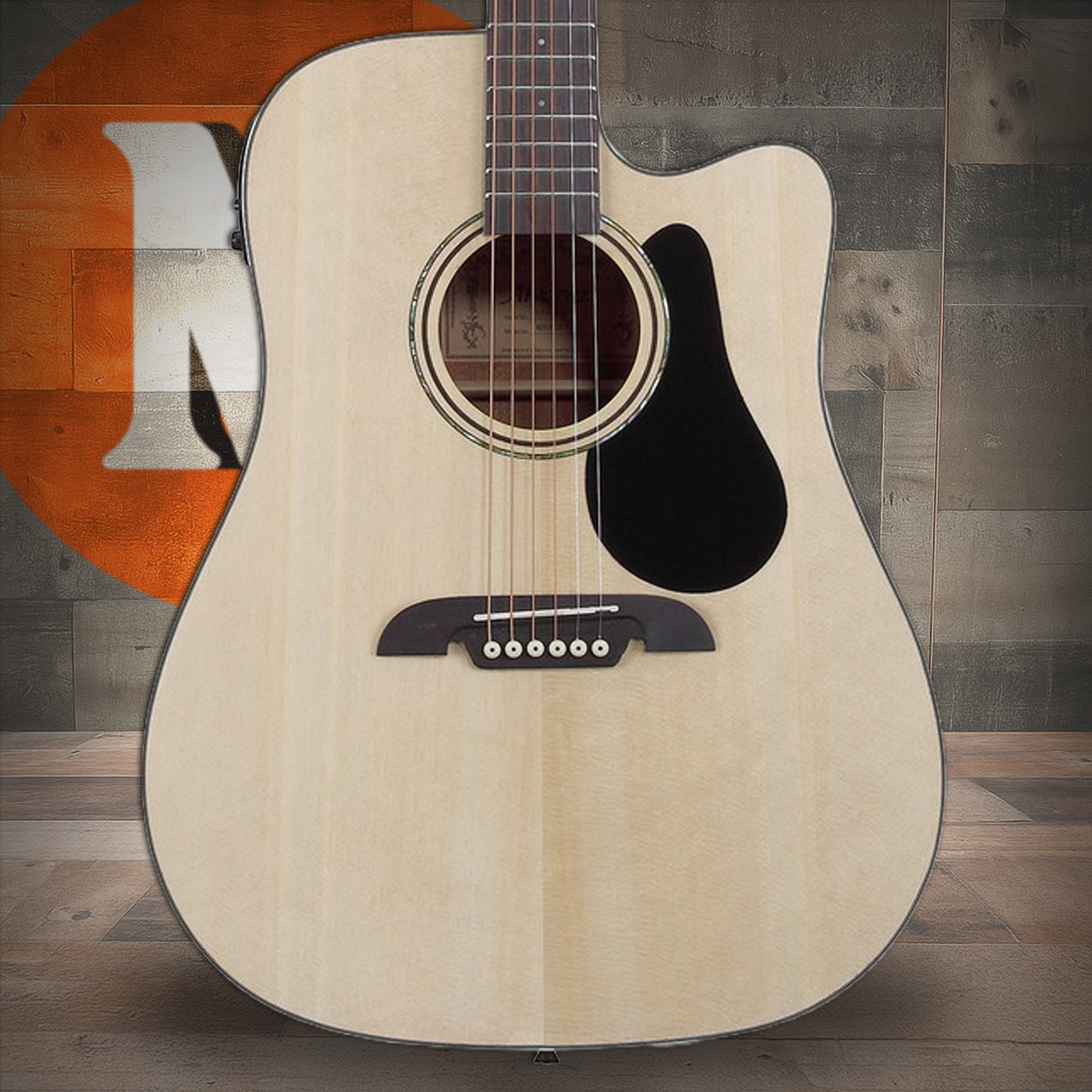 Alvarez Regent RD26CE Dreadnought Acoustic-Electric w/ Cutaway & Gig Bag (RD26CE) | Musician Madness