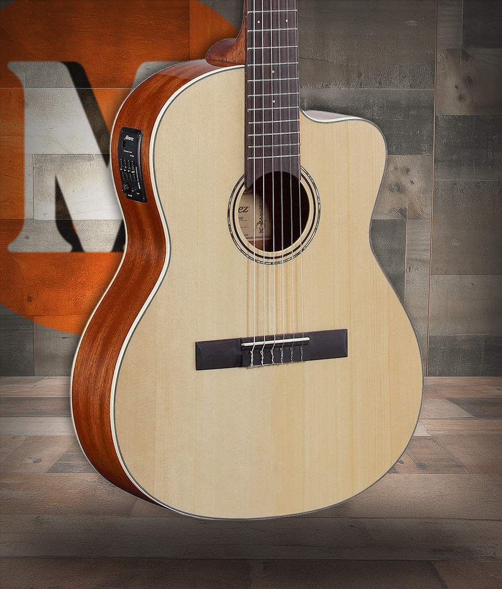 The Alvarez Regent RC26HCE Hybrid Classical Acoustic-Electric (RC26HCE) blends nylon-string warmth with modern steel-string playability. It features a spruce top, mahogany back and sides, a comfortable 46mm nut width, and a radiused fingerboard for easier chording and smoother transitions. The cutaway provides upper-fret access, while onboard electronics deliver clear amplified tone. Includes a deluxe padded gig bag, making it ideal for beginners, crossover players, and performers.