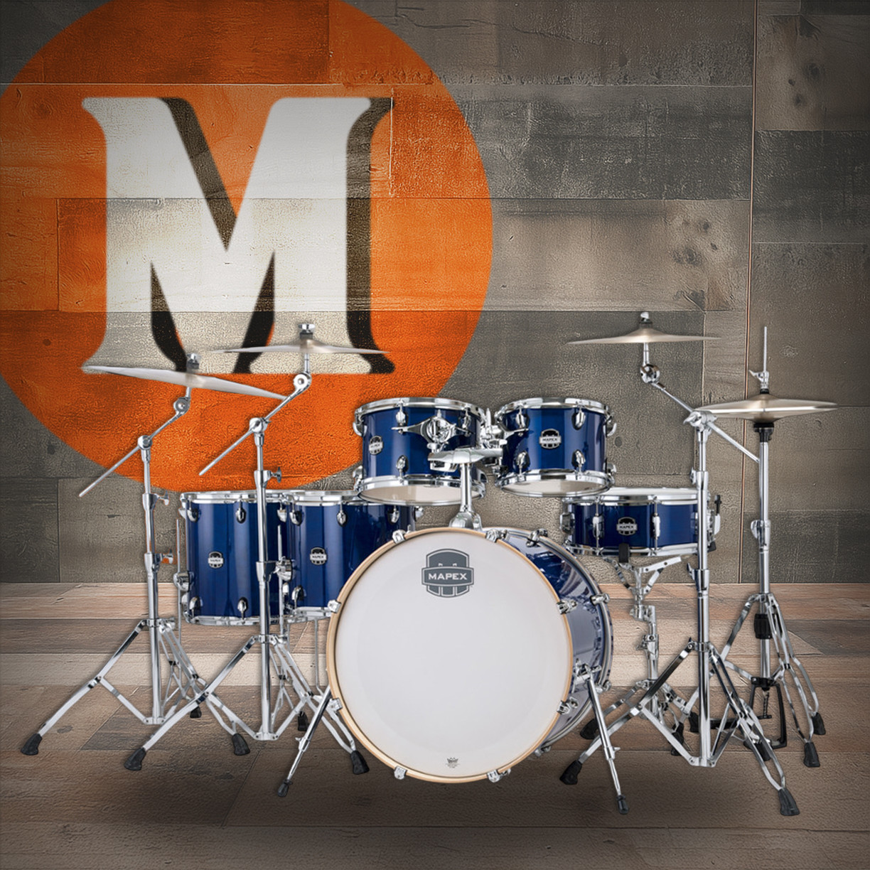 Mapex Mars Maple Studioease Shell Pack - Midnight Blue (MM628SFUOD) | Musician Madness