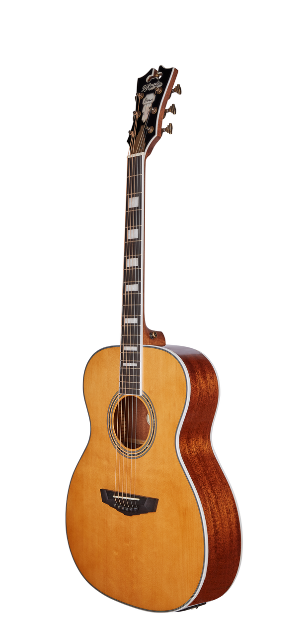 The Tammany Orchestra E Acoustic Guitar (DAPOMVNATAPS) features an Orchestra-size body with a smooth Vintage Natural finish for classic acoustic appeal. Designed for comfort and balanced tone, it offers warm mids, clear highs, and easy playabilityâ€”perfect for students, casual players, and those wanting a comfortable, great-sounding acoustic for practice or performance.