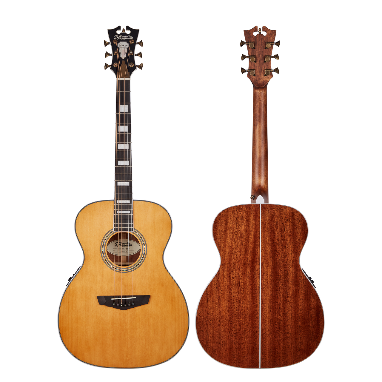 The Tammany Orchestra E Acoustic Guitar (DAPOMVNATAPS) features an Orchestra-size body with a smooth Vintage Natural finish for classic acoustic appeal. Designed for comfort and balanced tone, it offers warm mids, clear highs, and easy playabilityâ€”perfect for students, casual players, and those wanting a comfortable, great-sounding acoustic for practice or performance.