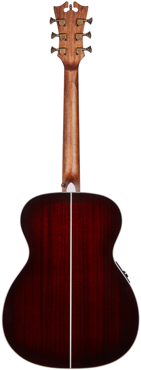 D'Angelico Tammany Orchestra E Acoustic Guitar - Trans Black Cherry Burst (DAPOMTBCBAPS) | Musician Madness