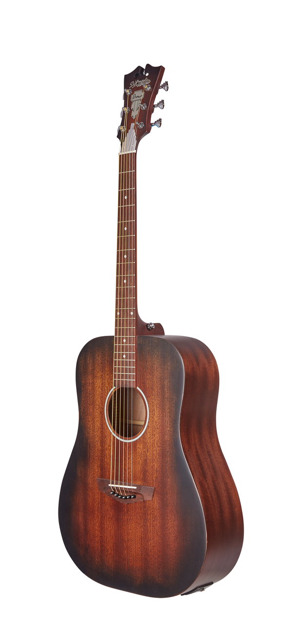 The DÃ¢â‚¬â„¢Angelico Lexington LS Dreadnought E (DAPLSD300AGDCP) features an Aged Mahogany finish that highlights vintage styling and warm acoustic tone. Its dreadnought body offers bold projection with strong low-end response, while the slim neck ensures smooth playability. Built-in electronics provide clear, natural amplified soundÃ¢â‚¬â€ideal for performing musicians and singer-songwriters.
