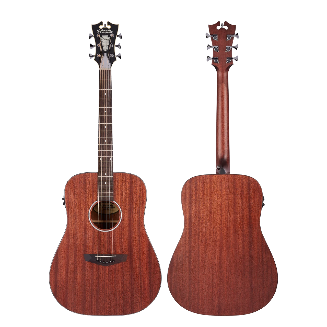 The DÃ¢â‚¬â„¢Angelico Lexington LS Dreadnought E (DAPLSD300MAHCP) offers classic dreadnought power with the warmth of a mahogany body and a smooth satin finish. Its LS design provides comfortable playability, while onboard electronics ensure clean, natural tone when amplified. Ideal for strummers, singer-songwriters, and players wanting a reliable, great-sounding everyday acoustic.