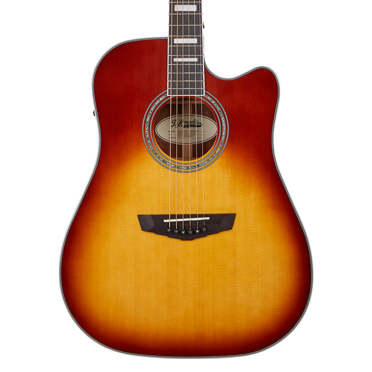The Dâ€™Angelico Bowery Dreadnought CE (DAPD500ITBAPS) features a full-size dreadnought body with a cutaway for enhanced upper-fret access. Its Iced Tea Burst finish adds vintage character and stage-ready visual appeal. With strong projection, warm acoustic tone, and quality electronics, i-s ideal for live performers, singer-songwriters, and players seeking a bold, reliable acoustic-electric guitar.
