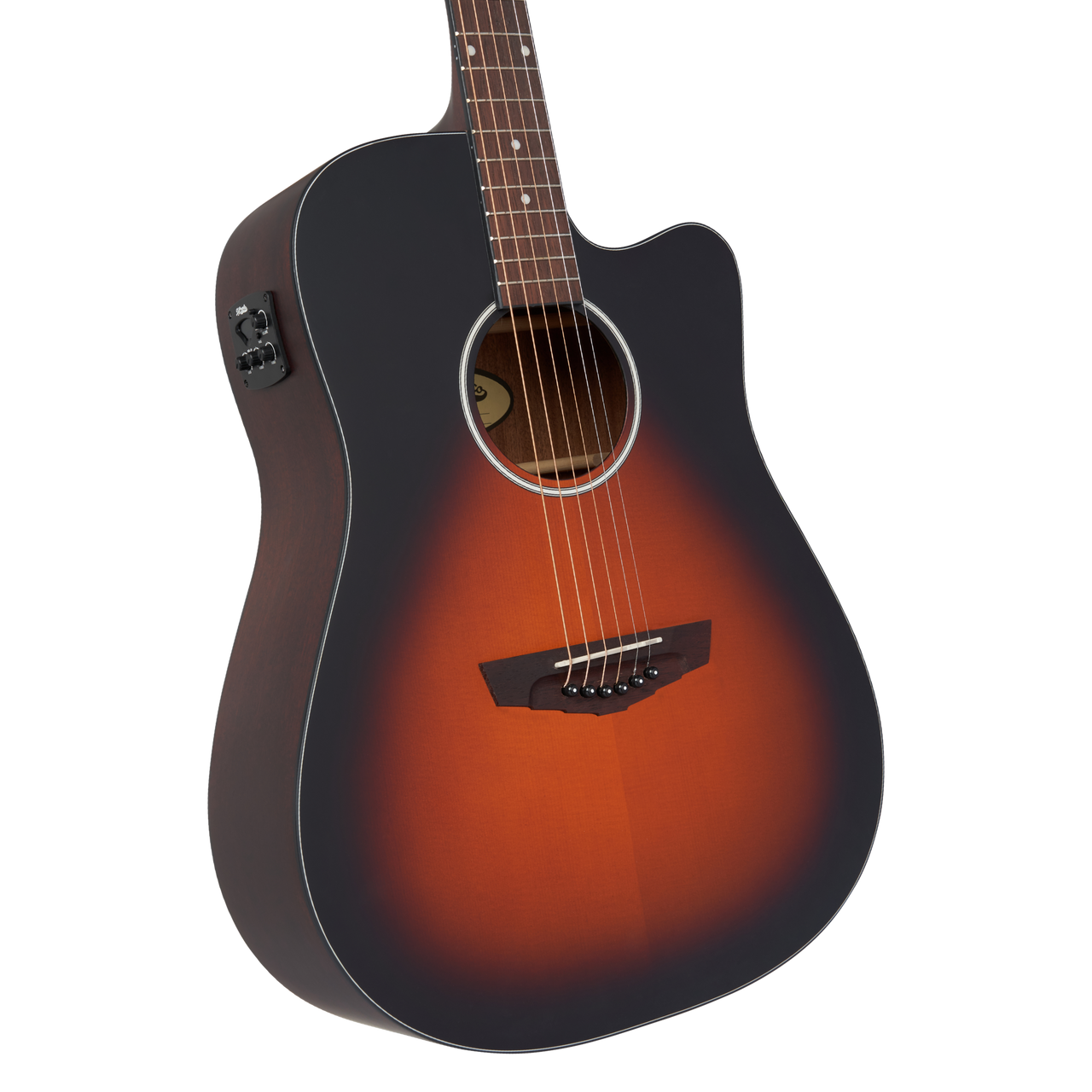 D'Angelico Bowery LS Dreadnought CE - Satin Vintage Sunburst (DAPLSD500SVSBCP) | Musician Madness