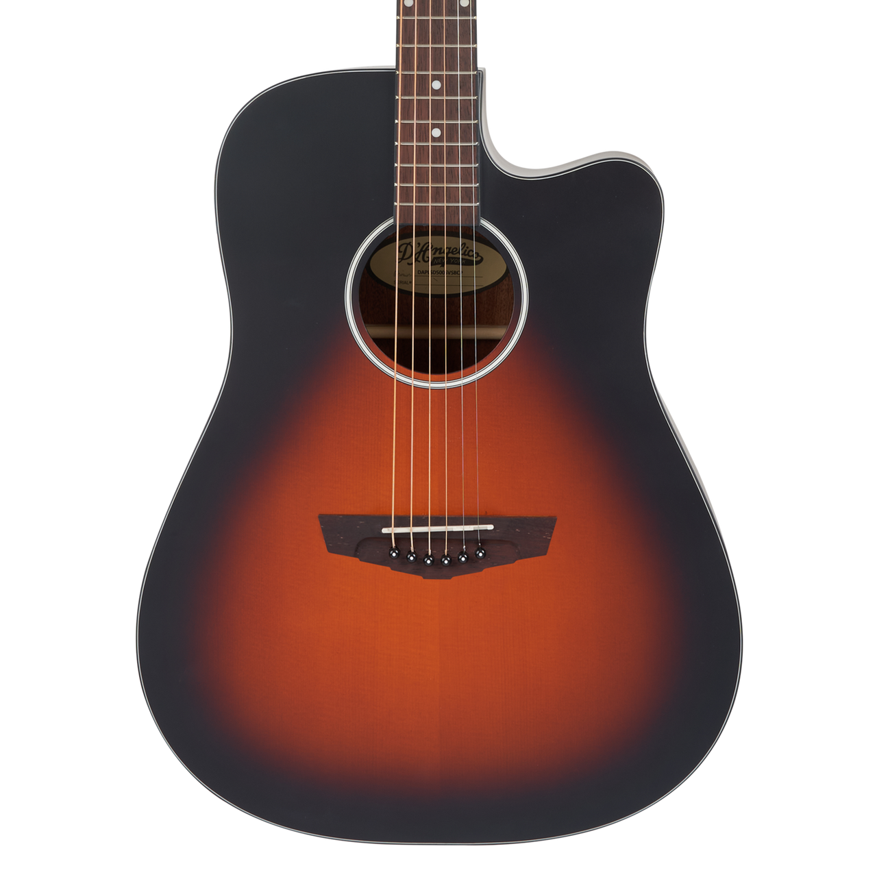 D'Angelico Bowery LS Dreadnought CE - Satin Vintage Sunburst (DAPLSD500SVSBCP) | Musician Madness