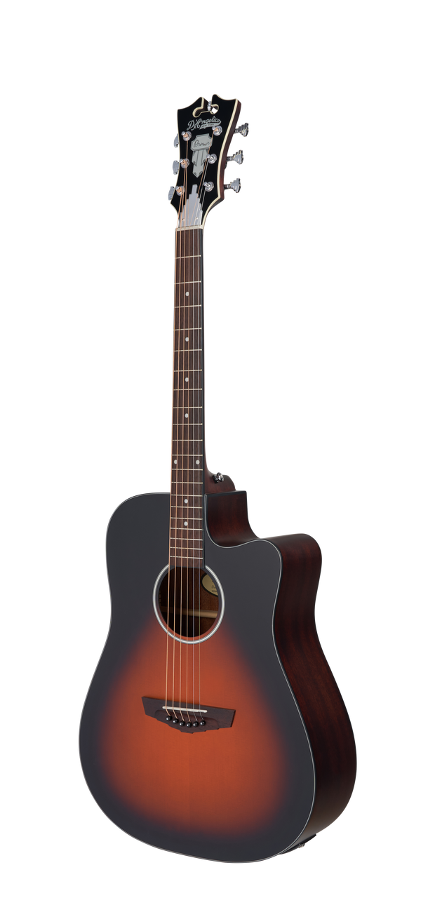 The DÃ¢â‚¬â„¢Angelico Bowery LS Dreadnought CE (DAPLSD500SVSBCP) features a full-bodied LS dreadnought design with powerful projection and warm acoustic presence. The Satin Vintage Sunburst finish offers timeless style, while the cutaway ensures easy access to upper frets. Built-in electronics deliver natural amplified tone, making this an excellent choice for live performers, worship musicians, and singer-songwriters.