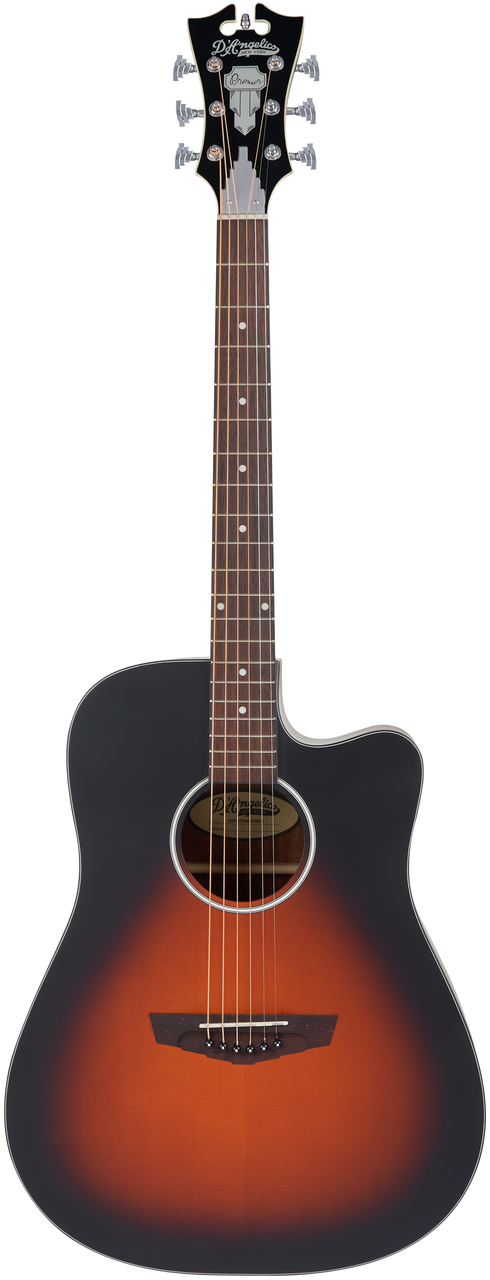 D'Angelico Bowery LS Dreadnought CE - Satin Vintage Sunburst (DAPLSD500SVSBCP) | Musician Madness