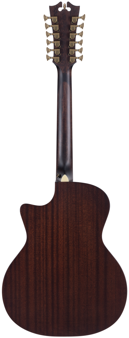 The Dâ€™Angelico Fulton Grand Auditorium 12-String CE (DAPG212NATAP) features a full, shimmering 12-string voice with a comfortable Grand Auditorium body shape. The Natural finish highlights its classic acoustic look, while the cutaway provides easy access to upper frets. High-quality electronics deliver clear, balanced amplified toneâ€”making this guitar ideal for live performances, studio work, and players seeking rich, chorus-like acoustic texture.