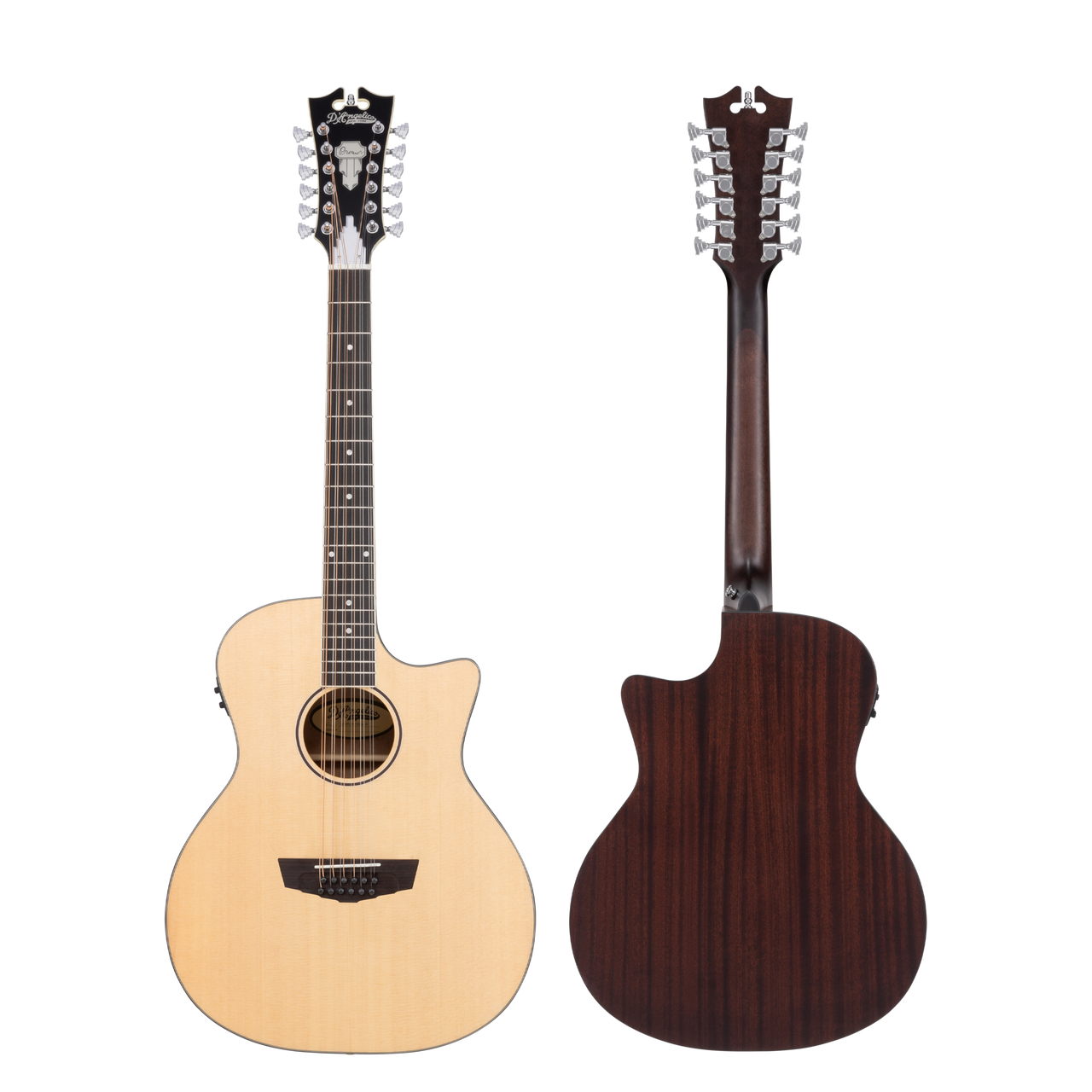 The Dâ€™Angelico Fulton LS Grand Auditorium 12-String CE (DAPLSG212SNATCP) features a comfortable LS-profile Grand Auditorium body with balanced projection and the lush, chorus-like sound of a 12-string. Its Satin Natural finish provides a clean, understated look, while the cutaway ensures easy upper-fret access. Equipped with high-quality electronics for clear, natural amplification, this guitar is perfect for stage performance, songwriting, and players seeking rich harmonic texture.