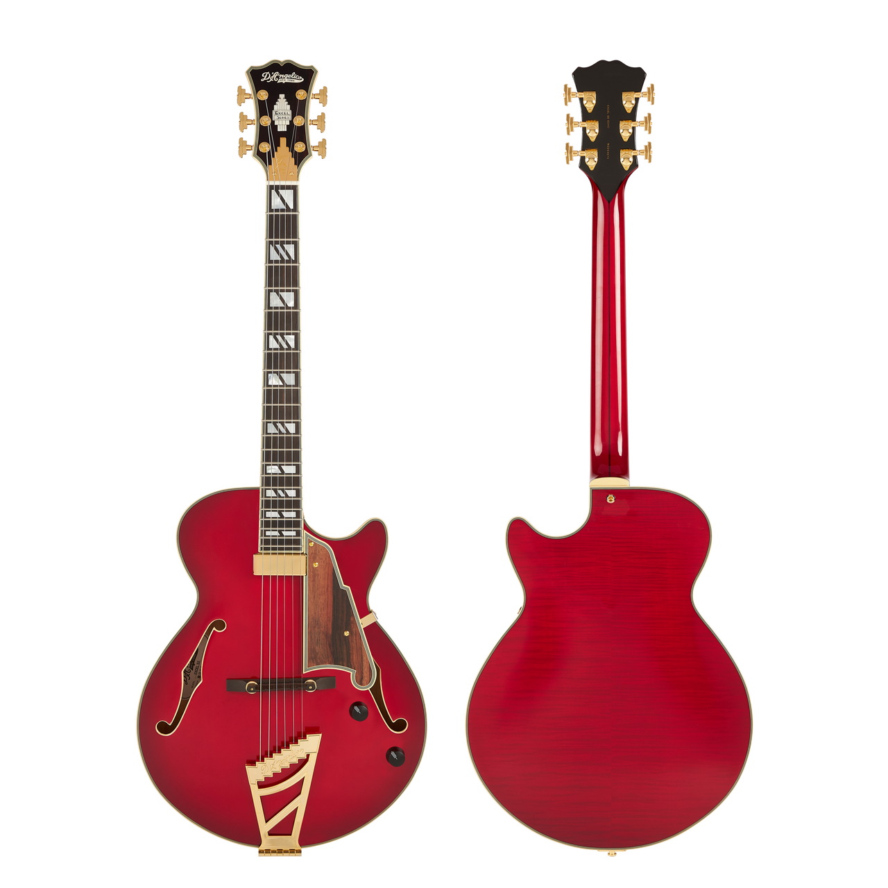 D'Angelico Excel SS Thinline Hollow Body - Dark Cherry Burst (DAESSSGT) | Musician Madness