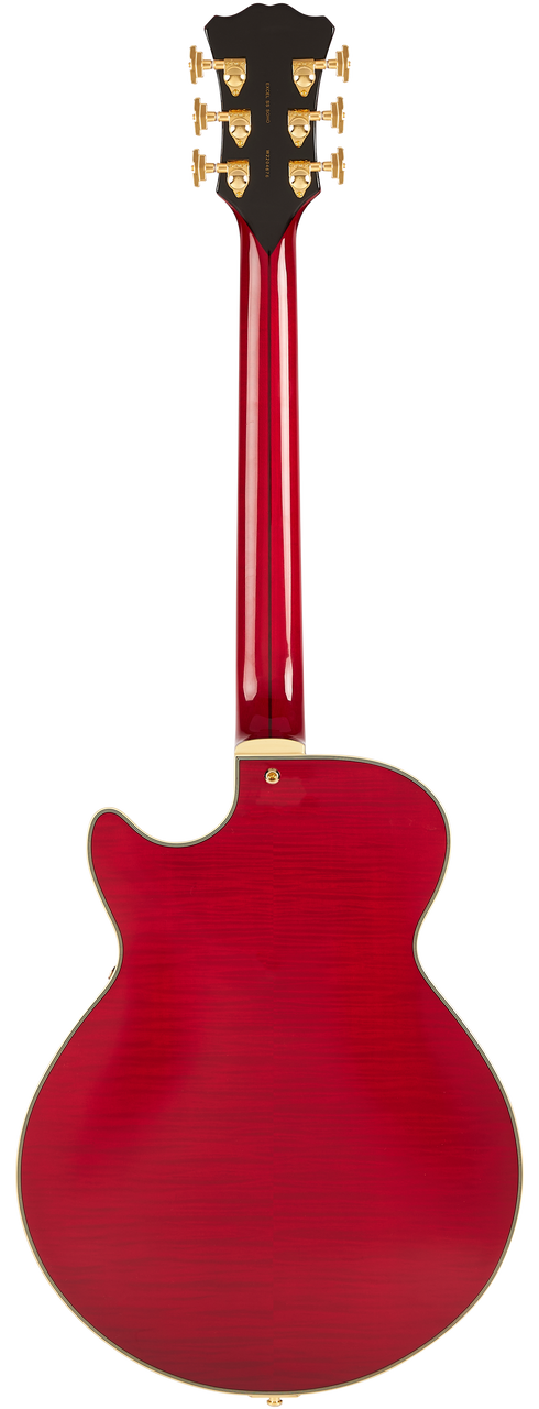 The Dâ€™Angelico Excel SS Thinline Hollow Body (DAESSSGT) delivers classic hollow-body warmth with enhanced comfort thanks to its slim single-cutaway design. Finished in rich Dark Cherry Burst, it features high-quality pickups, elegant binding, gold hardware, and the signature Dâ€™Angelico headstock. Ideal for jazz, blues, soul, and players seeking smooth articulation with vintage-inspired style.