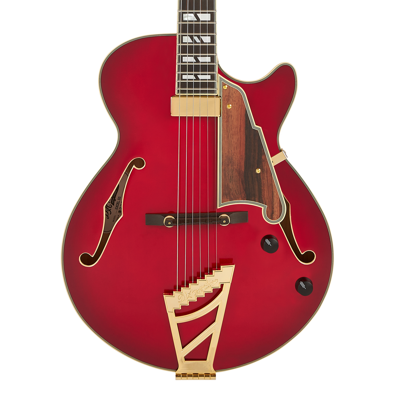D'Angelico Excel SS Thinline Hollow Body - Dark Cherry Burst (DAESSSGT) | Musician Madness