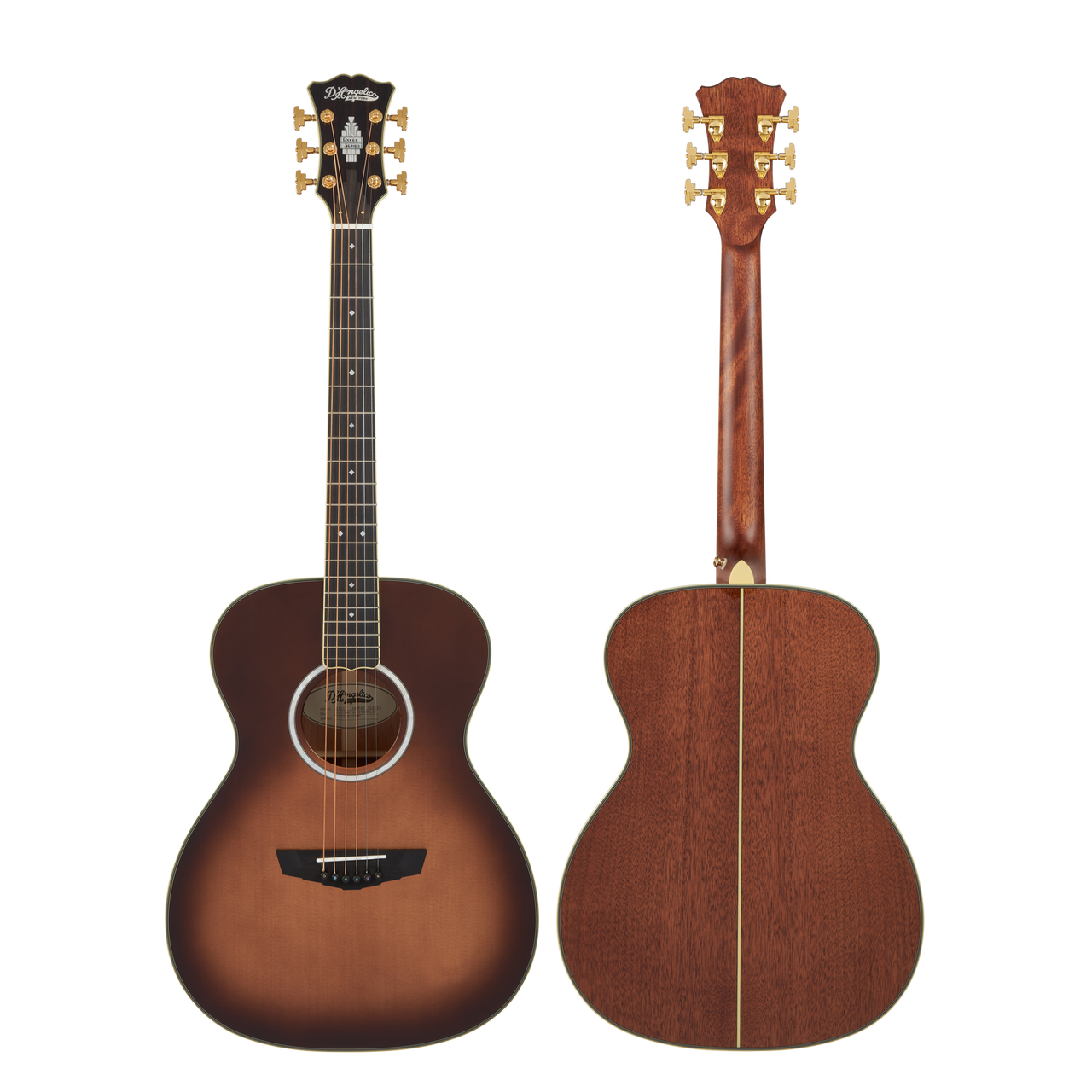 D'Angelico Tammany Orchestra E - Autumn Burst w/ Gig Bag (DAEOMATBGP2) | Musician Madness