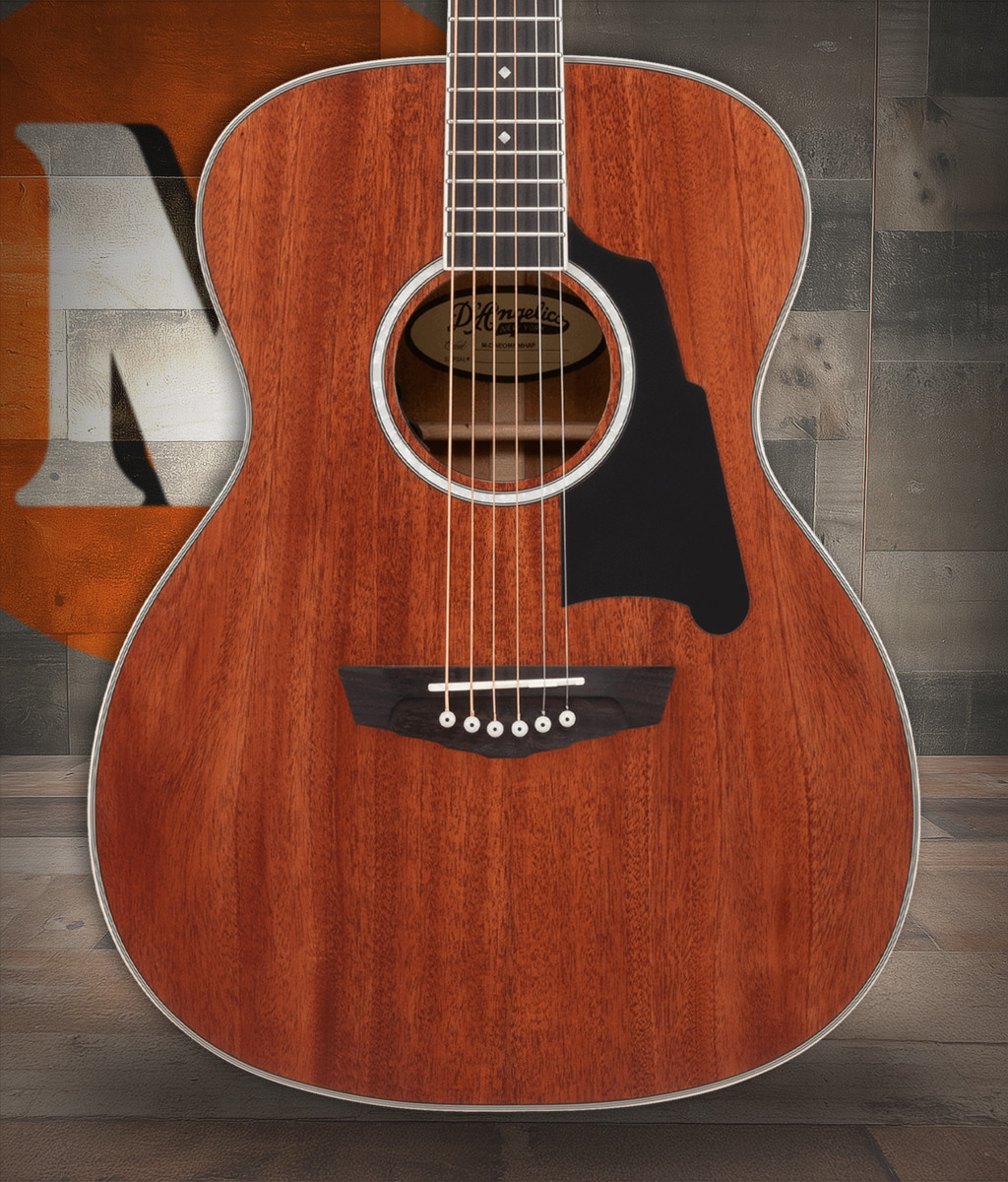 The Dâ€™Angelico Excel Tammany in Natural Mahogany (DAEOMNMHAP) delivers rich acoustic tone, refined Excel appointments, onboard electronics, and includes a gig bag. Shop Musician Madness.