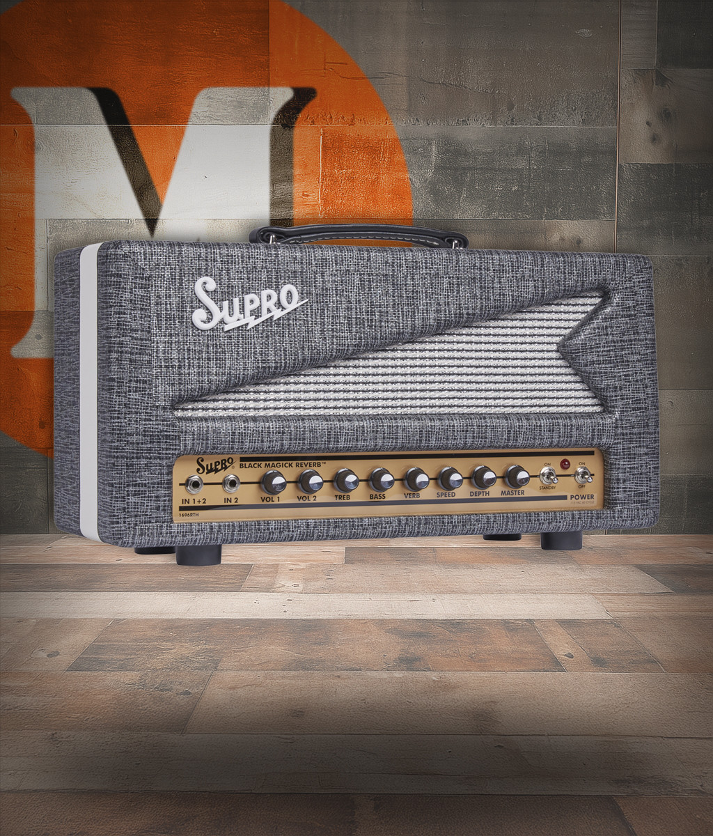 Supro Black Magick Reverb Head - Black Rhino (1696RTH) | Musician Madness