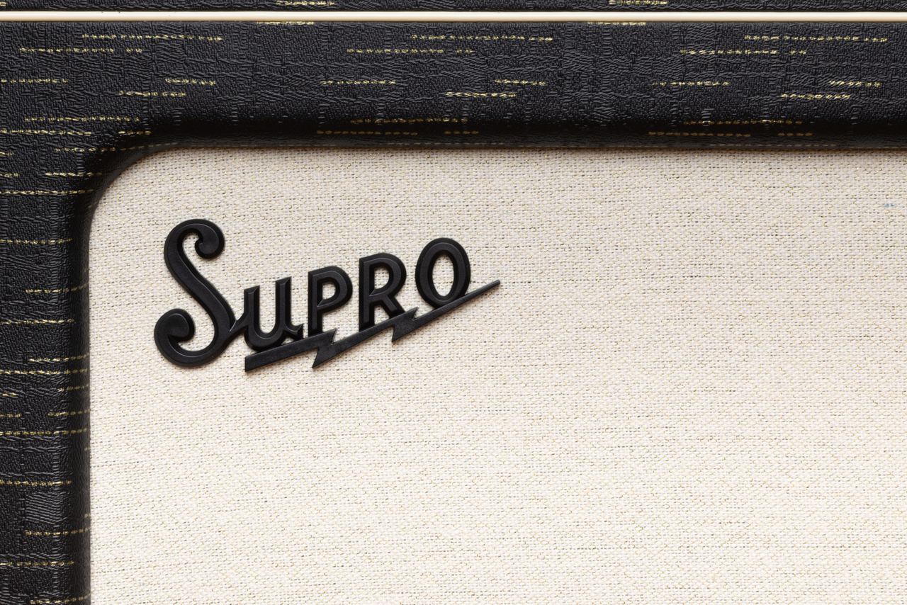 Supro Ambassador 2x10 - 35W/50W Combo - Black Gold Scandia (1630RCBLK)