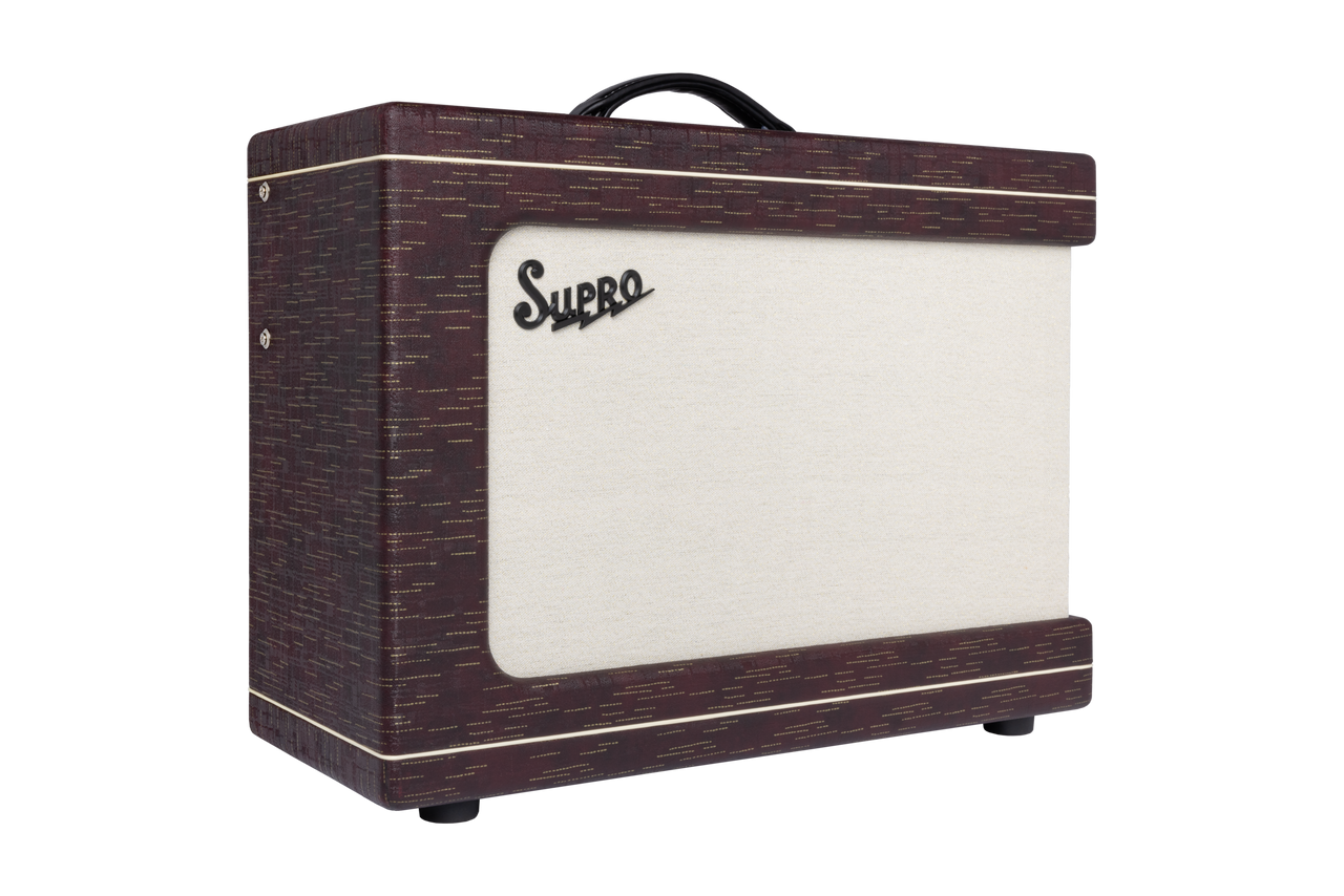 Supro Ambassador 2x10 - 35W/50W Combo - Burgundy Gold Scandia (1630RCBUR) | | Musician Madness