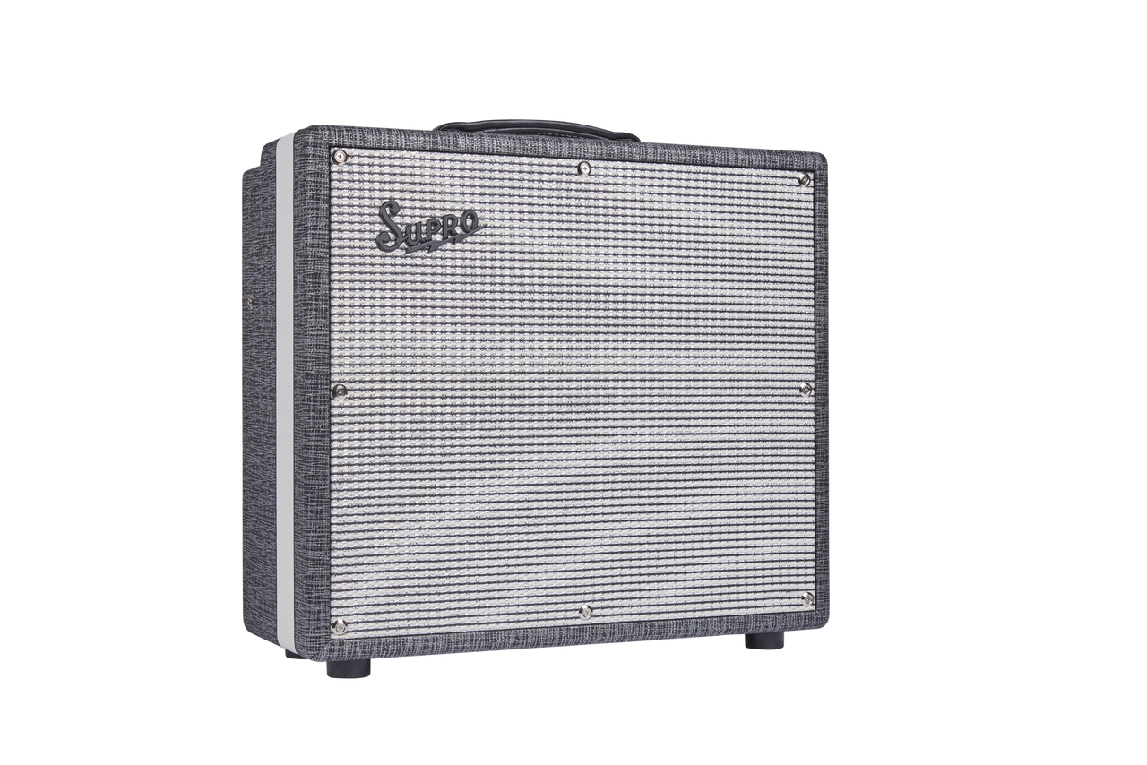 Supro Black Magick Reverb - 25W 1x12 Combo - Black Rhino (1696RT) | Musician Madness