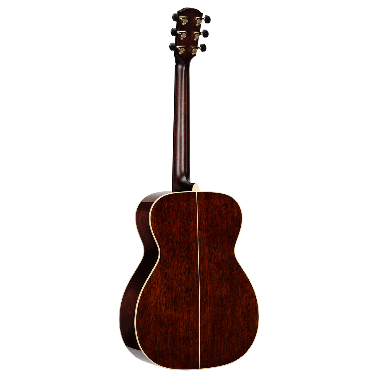 Alvarez Yairi Masterworks FYM66HD acoustic guitar featuring all-solid Honduran mahogany construction, traditional OM body shape, hand-carved Yairi craftsmanship, and warm, resonant tonal character.
