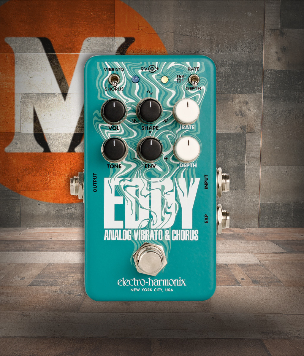 Electro-Harmonix Eddy Vibrato & Chorus Pedal (EDDY) | Musician Madness