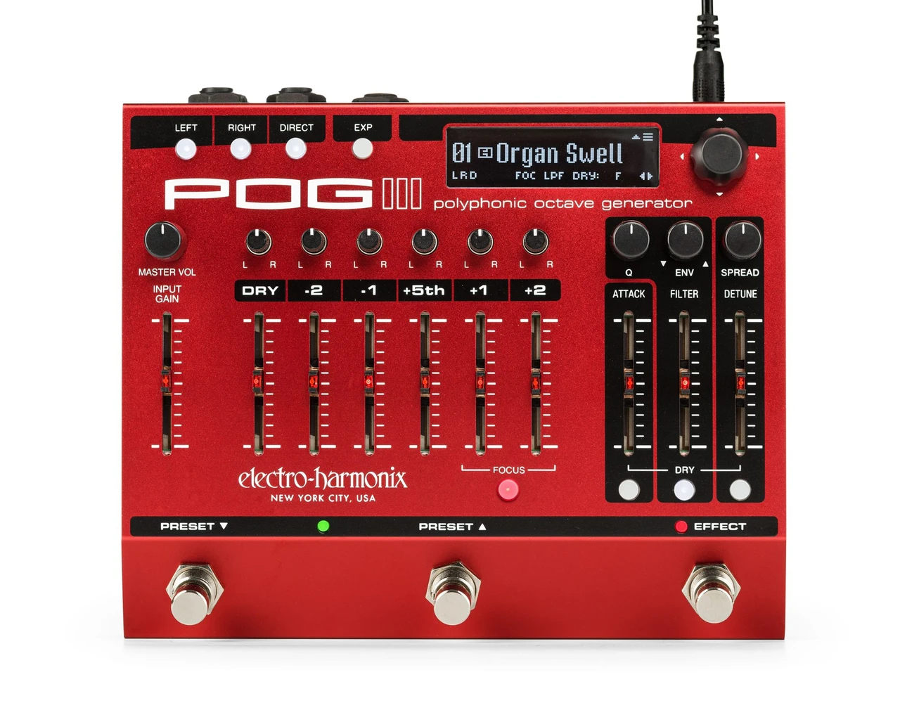 Electro-Harmonix POG3 Polyphonic Octave Generator Pedal (POG3) | Musician Madness