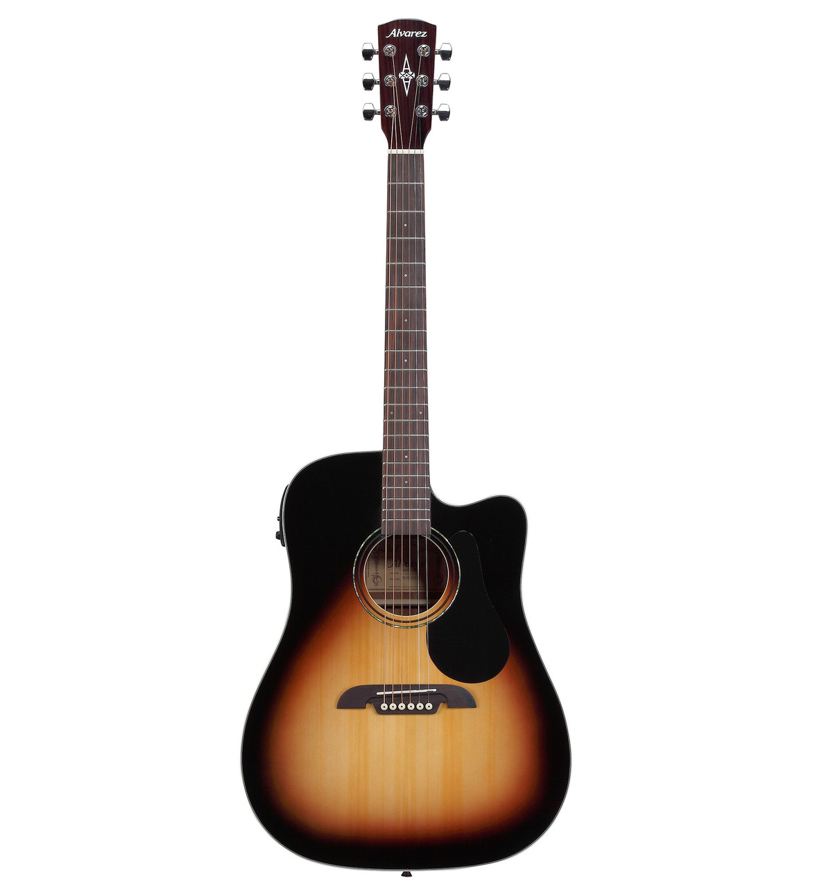 Shop the Alvarez Regent RD26CE Dreadnought Acoustic-Electric w/ Cutaway in Sunburst (RD26CESB). Great tone, easy playability, deluxe gig bag included.