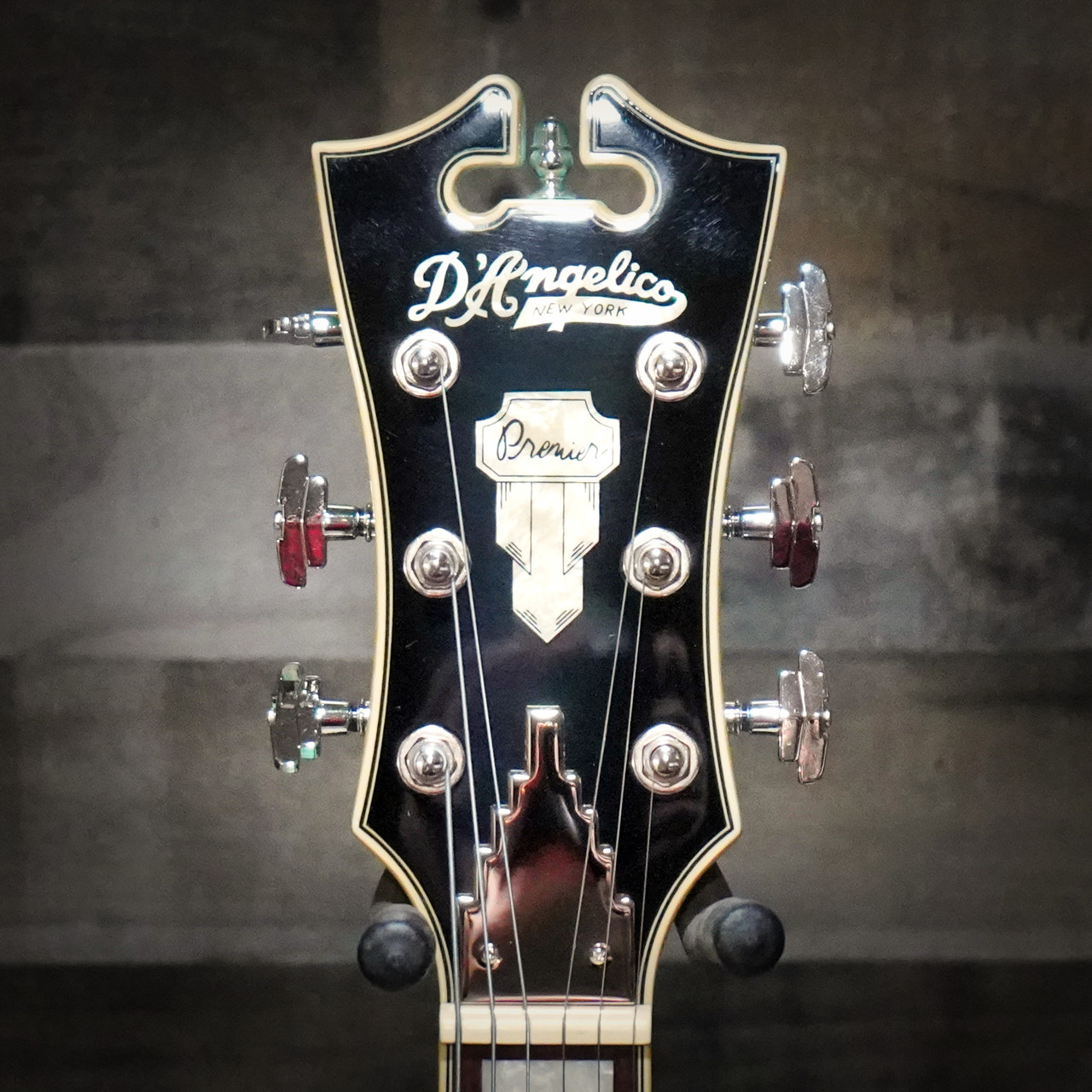 D'Angelico Premier DC Semi-Hollow Electric Guitar - Surf Green (DAPDCSGRNS) | Musician Madness